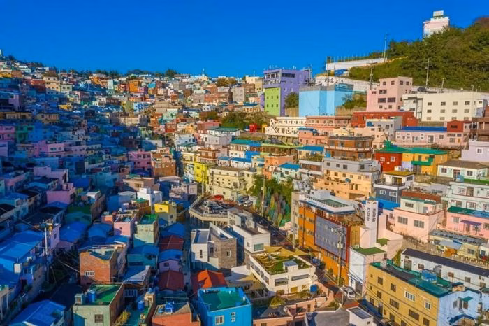 Kiến trúc nhà bậc thang đặc trưng tại Gamcheon